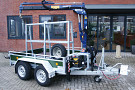 Bakwagen met laadkraan