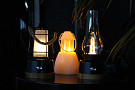 Windlicht met vlam effect ETLT1221