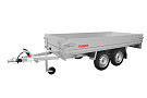 Anssems plateauwagen PLT1350 2-as geremd 251x150cm/1350kg
