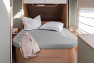 Walra hoeslaken queensbed grijs
