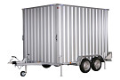Werkplaats aanhangwagen van Aluminium / 2000kg