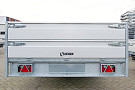 Henra plateauwagen 2as geremd 301x185x30cm 3000kg