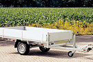 Anssems plateauwagen PSX1350 1-as geremd 251x153cm/1350kg