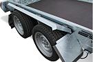 Humbaur Senko verlaagbare transporter div.afmetingen