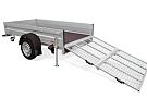Humbaur HA neerklapbare klep Alu 1as geremd  251x131x35cm 1300kg