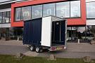 Plateauwagen met schuifhuifzeil