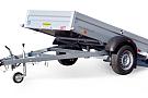 Humbaur HA kiepbaar Alu 1as ongeremd  251x131x35cm 750kg