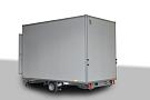 Economy verkoopwagen DT3-57 1as geremd 357x200x230cm 1300kg