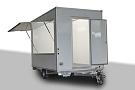 Economy verkoopwagen DT3-57 1as geremd 357x200x230cm 1300kg