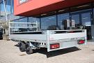 Henra Xpert plateauwagen 2as geremd 453x185x30cm 3500kg