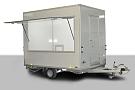 Economy verkoopwagen DT2-50 1as geremd 250x220x230cm 1300kg