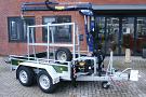 Bakwagen met laadkraan