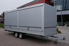 Humbaur gesloten wagen met grote zijklep
