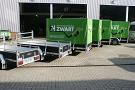 Bakwagen met bedrukte huif