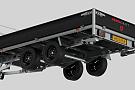 Henra plateauwagen Craft Series 1-as geremd  255x170cm 1350kg