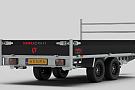 Henra plateauwagen Craft Series 2-as ongeremd  255x170cm 750kg