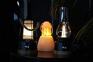 Windlicht met vlam effect ETLT1221