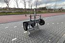 Fiets aanhanger voor 2 fietsen