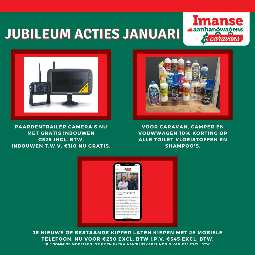 Jubileumactie januari 2024