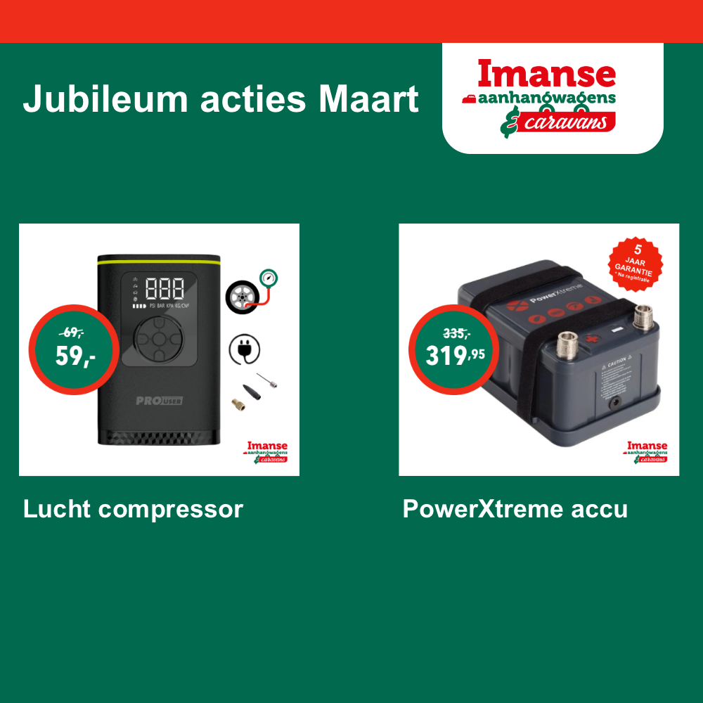 Jubileumactie maart 2024