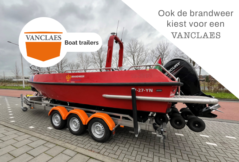 Vanclaes boottrailers bij Imanse Aanhangwagens in Aalsmeer