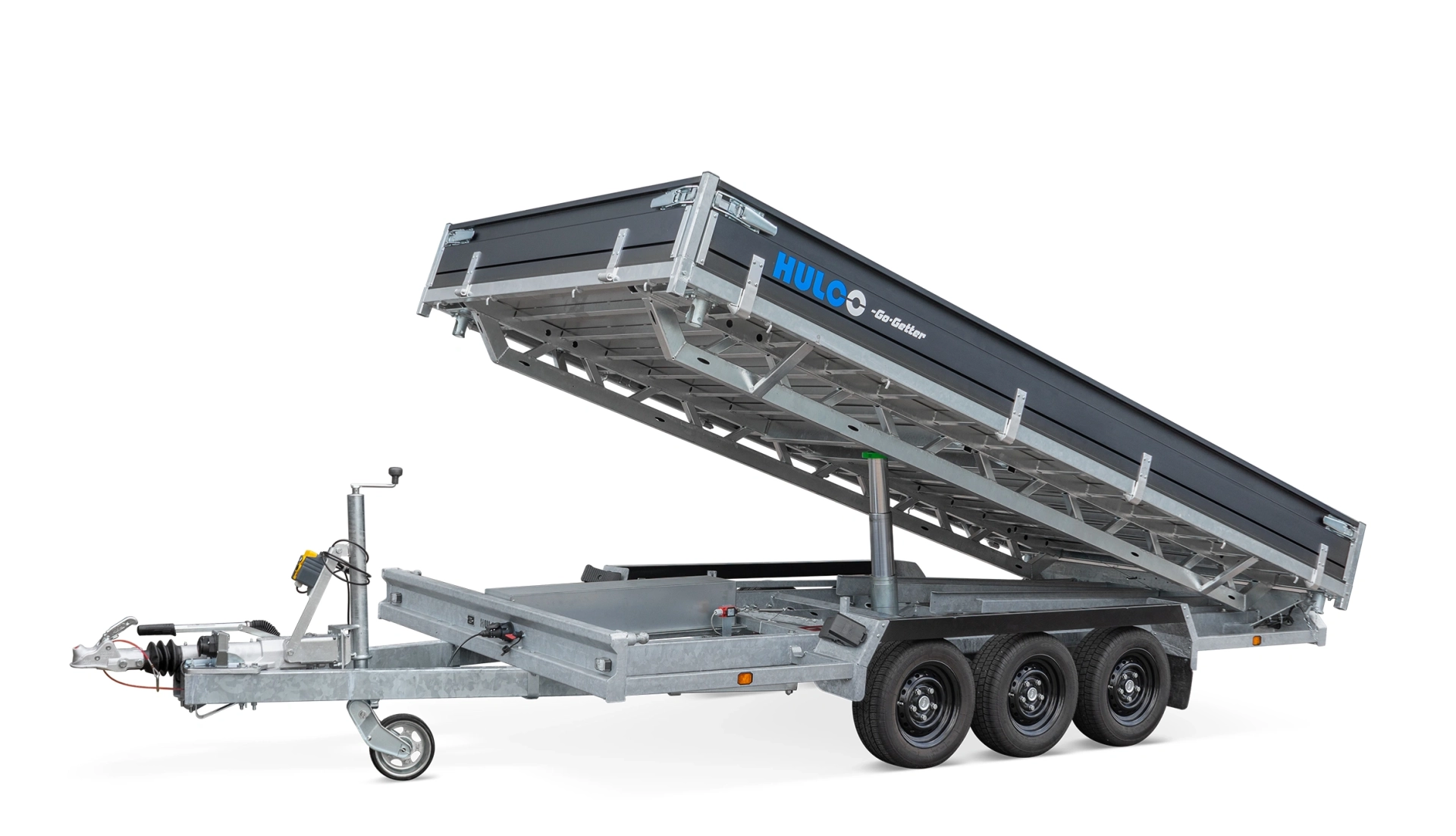 Showroom van Imanse in Aalsmeer met een ruim aanbod aanhangwagens en paardentrailers