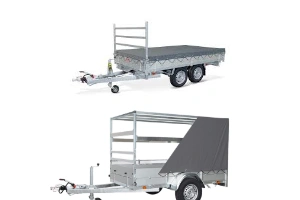 Aanhangwagen huif en zeil