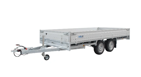 Plateauwagen aanhanger kopen voor pallets en machines