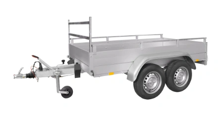 Robuuste tandemasser aanhangwagen voor zwaar professioneel transport