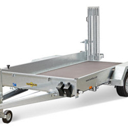 Humbaur Type HS Bouwmachine transporter div.afmetingen