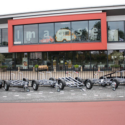 Fietsaanhanger 4 fietsen / 750 kg