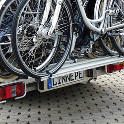 Dynad/Linnepe Bokster scooterdrager voor Buscamper