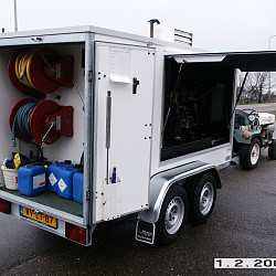 Gesloten aanhanger/werkplaats