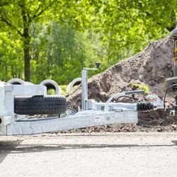 Henra Machinetransporter 450x170x27cm / 3000kg
