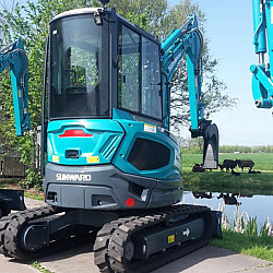 BMS-Sunward SWE25UF 2,5 Tons Minigraver Binnendraaier