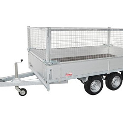 Anssems plateauwagen PSX750 1-as ongeremd 251x153cm/750kg