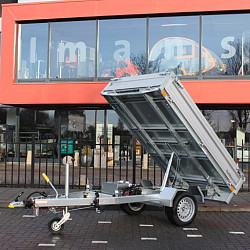 Humbaur kleine kipper elektr. bediend