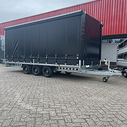 Henra gesl.plateauwagen 2-as 401x185x220cm/3000kg