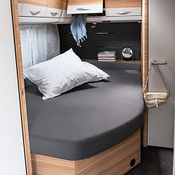 Walra Hoeslaken Frans Bed rechts Antraciet