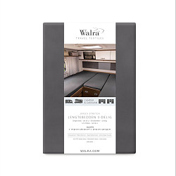 Walra hoeslaken 3-delig Antraciet