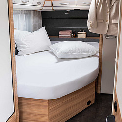 Walra hoeslaken Frans Bed rechts wit