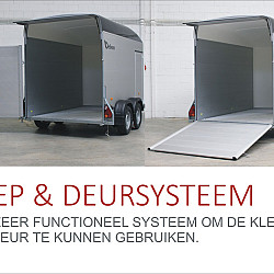 Debon Roadster 800 Alu + extra zijdeur / 3500kg