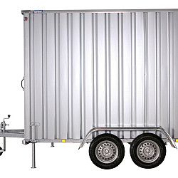 Werkplaats aanhangwagen van Aluminium / 2000kg