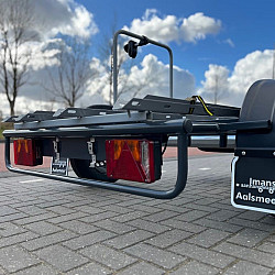 Fietsaanhangwagen voor driewieler + 1 fiets