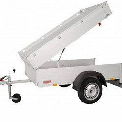 Anssems Bagagewagen GTB1200-251HT 1as rem  251x126x48cm/1200kg 