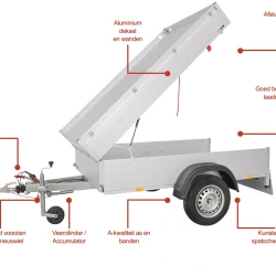 Anssems GTB 1200 251x126x48 HT / 1200kg