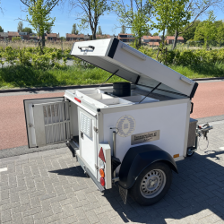 WT Metall hondenaanhanger / 750kg