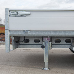 Henra plateauwagen 1as onger. 301x165x30cm 750kg