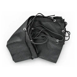 Fijnmazig aanhangwagennet PVC gecoat / 370 x 220