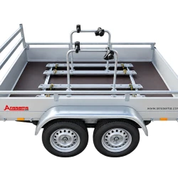 Bakwagen met demontabel fietsenframe